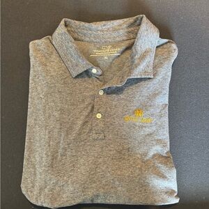 Notre Dame Vineyard Vines Navy Edgartown Polo